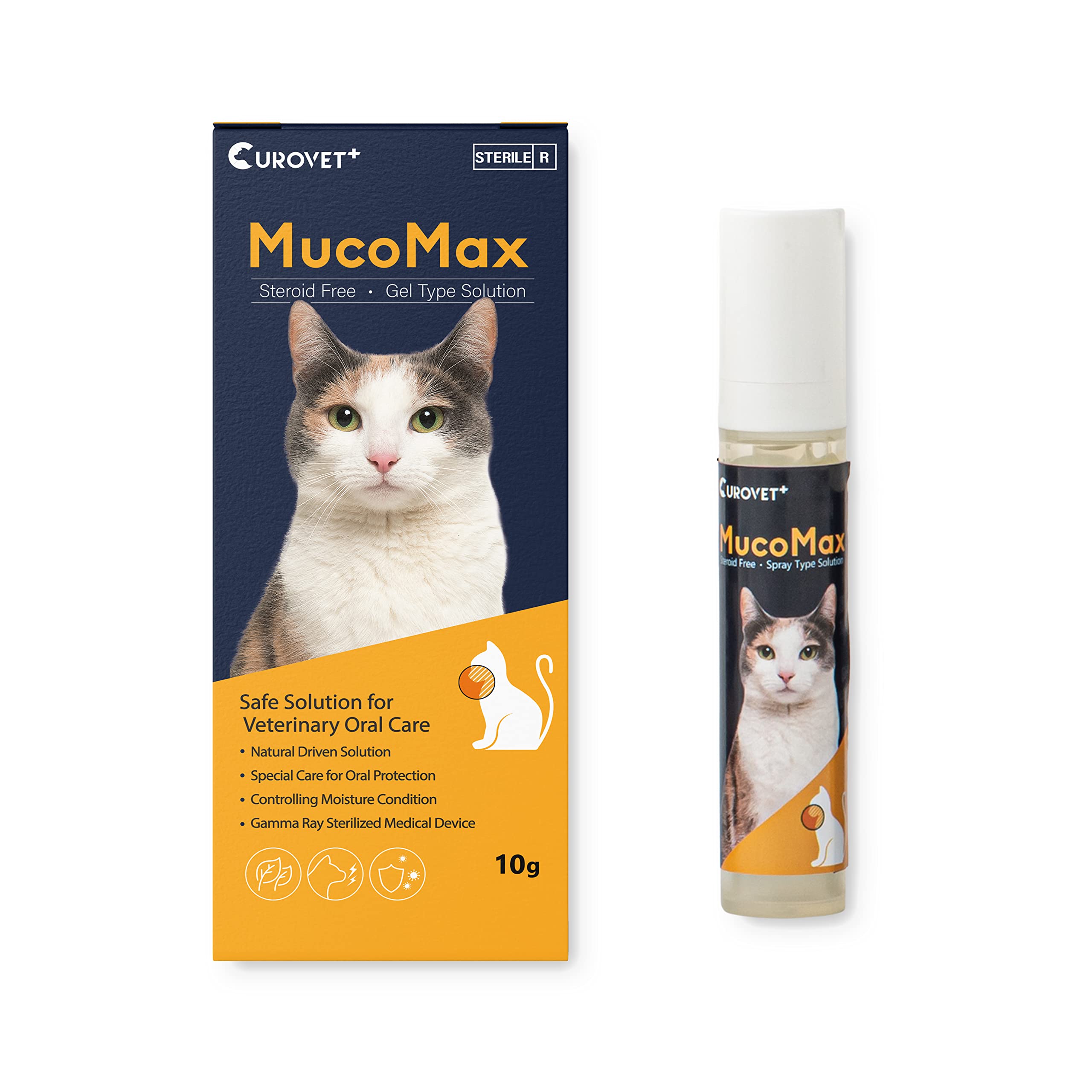 CUROVET MucoMax gel buccal pour chiens et chats, soin des plaies buccales
