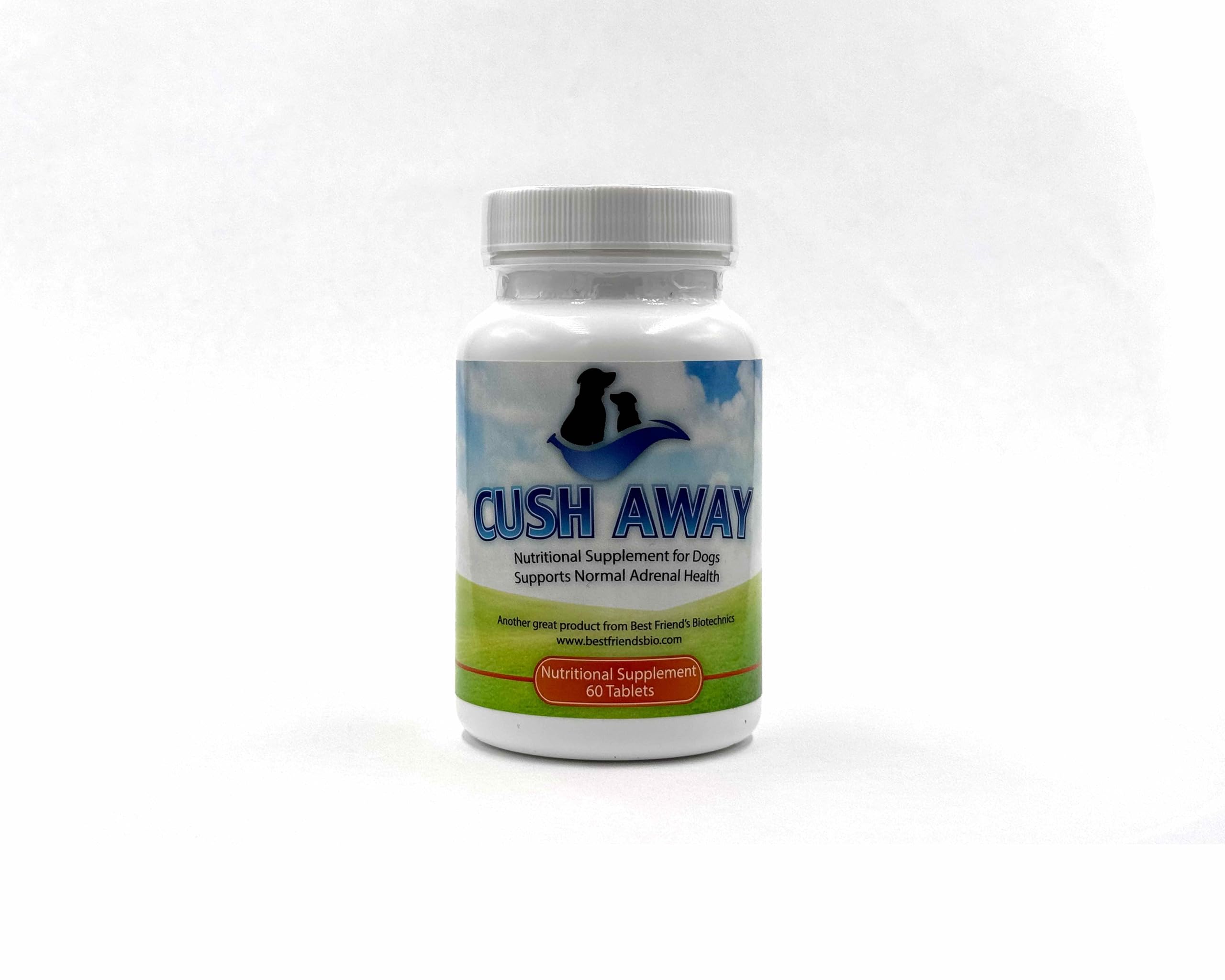 CushAway, etiquette produit montrant lignanes et mélatonine.