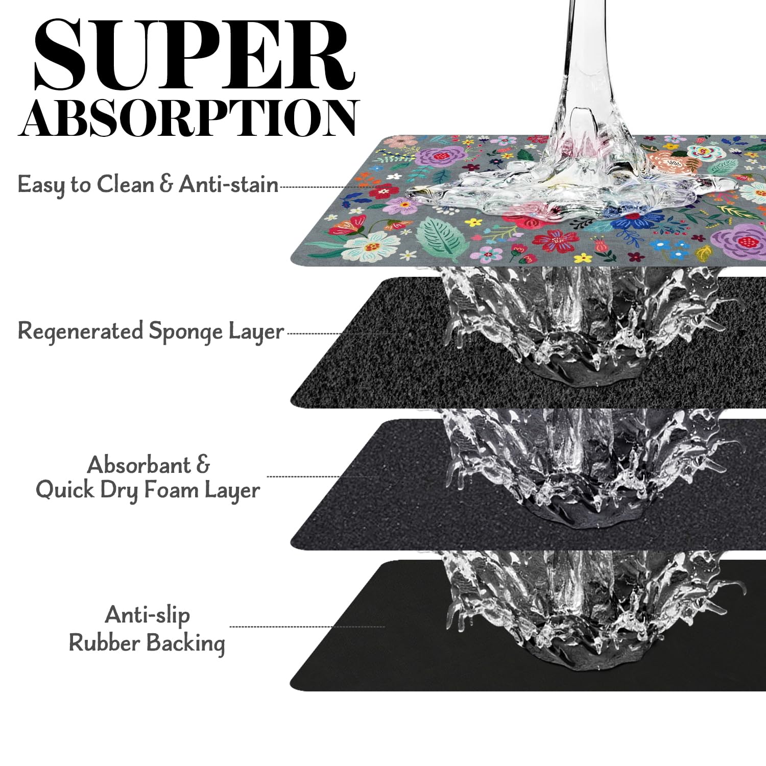 Tapis Cuslnox sous distributeur automatique offre stabilité.