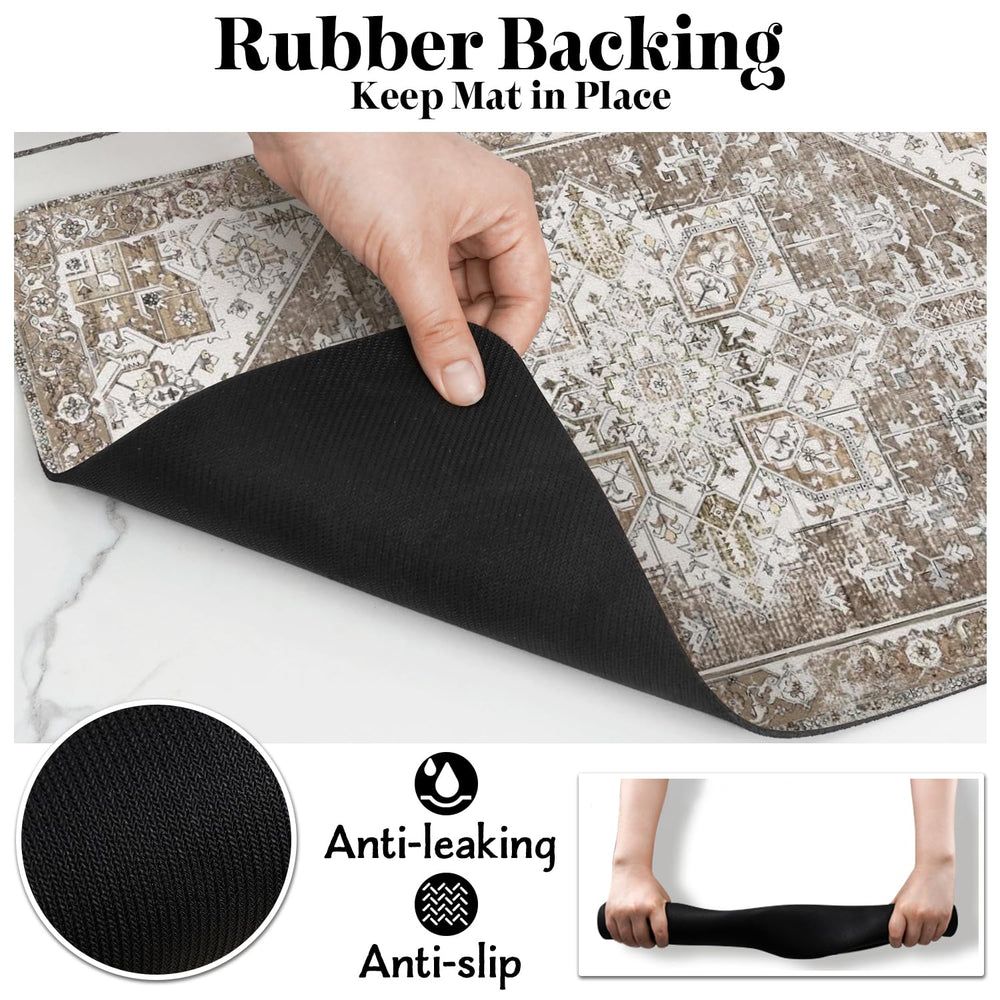 Tapis Cuslnox pour nourriture de chat, absorbant et séchage rapide.