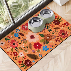 Cuslnox tapis-nourriture-chien absorbant et sechage rapide