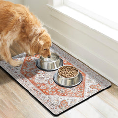 Cuslnox tapis anti glissant pour chien, reste en place pendant le repas