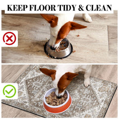 Tapis Cuslnox protège le sol des éclaboussures et des liquides.