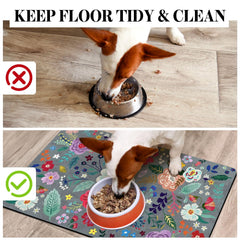 Tapis Cuslnox protège le sol des éclaboussures et déversements.