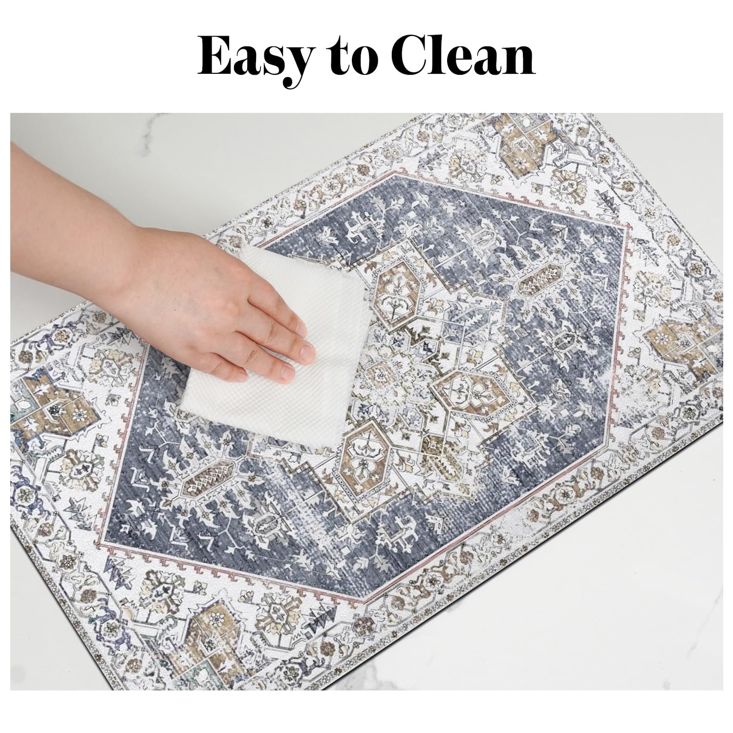 Cuslnox tapis-securite-anti-deplacement, base anti dérapage pour repas propres.