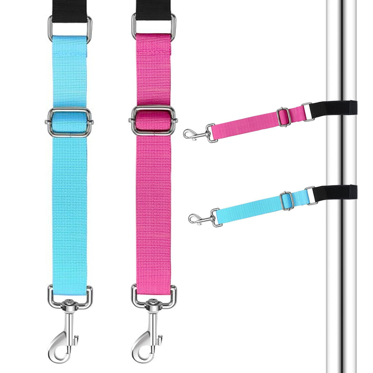CUTEABC bras-extension toilettage chiens: stabilise le chien sur la table pour un toilettage precis.