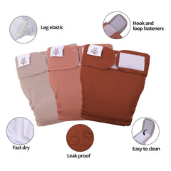CuteBone couches chien femelle – elastiques de jambes ajustables pour un bon maintien.