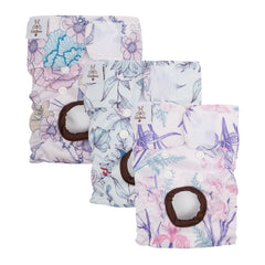Couches CuteBone avec extérieur imperméable, protection contre les fuites.