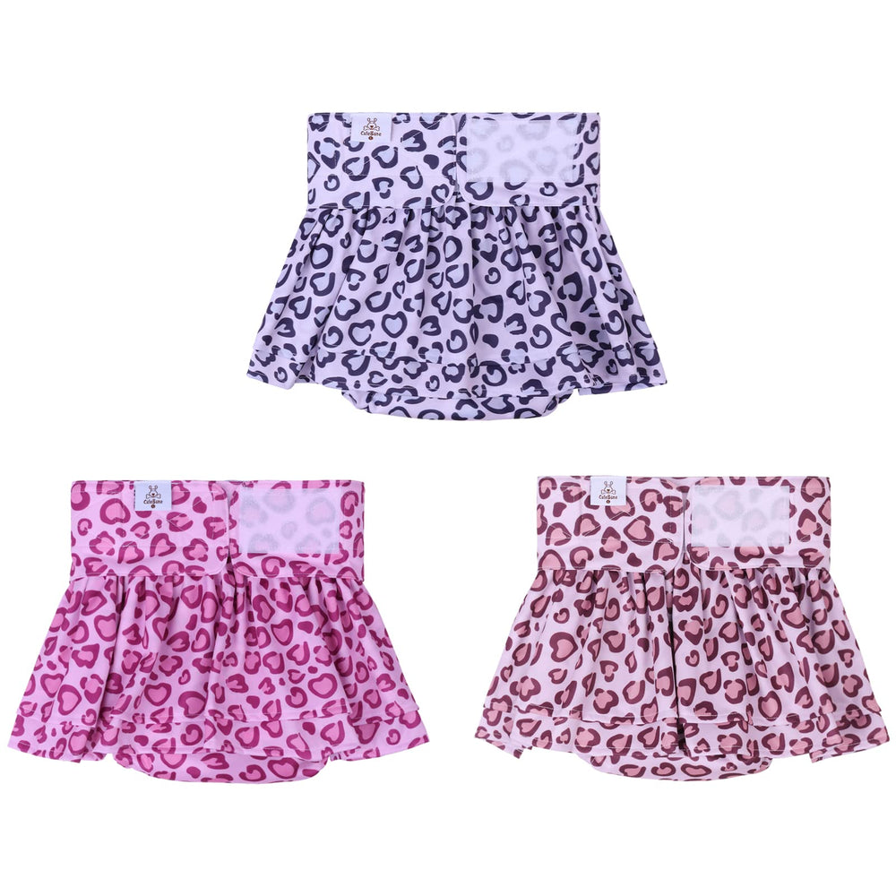 CuteBone couches pour chien jupe ensemble 3pack, pratique et réutilisable.