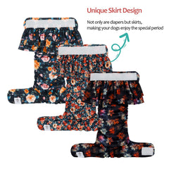 CuteBone couches-chienne-jupe elastic ajustables pour un bon ajustement.