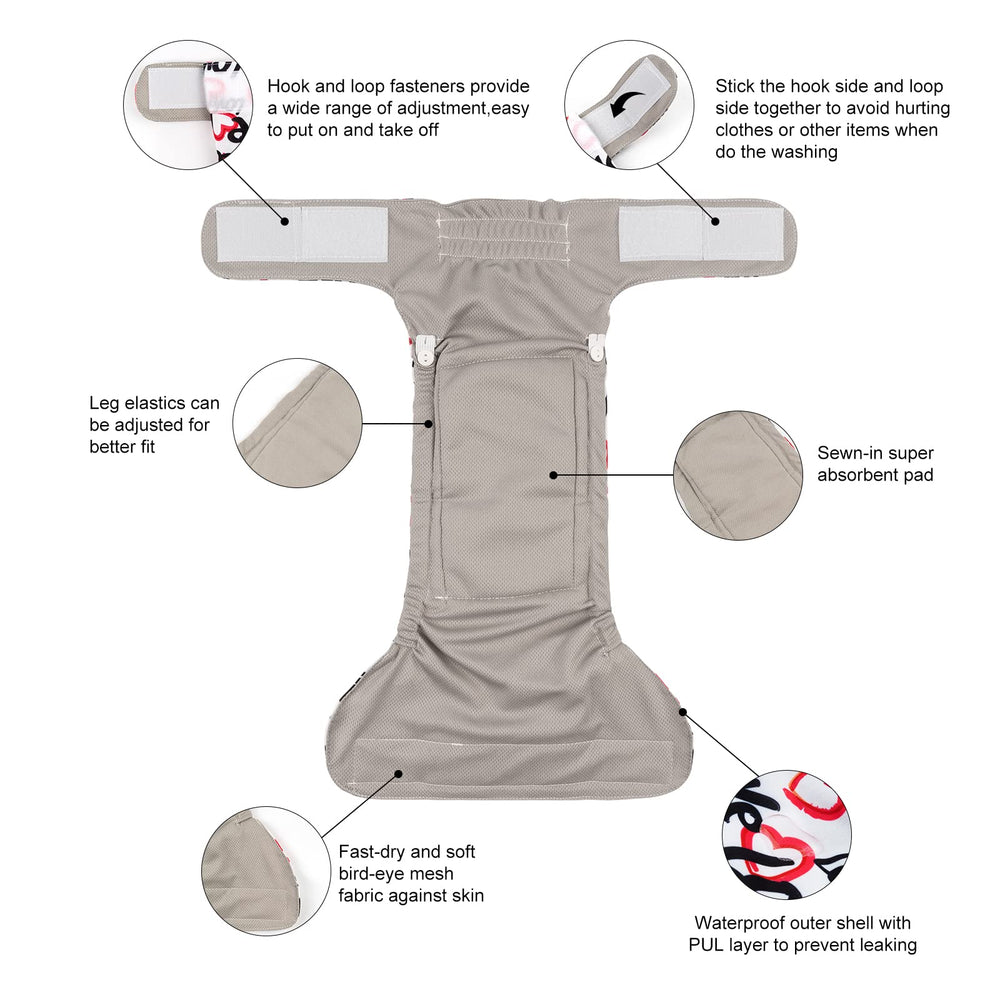 CuteBone extérieur imperméable protégeant tapis et canapés des éventuelles fuites.
