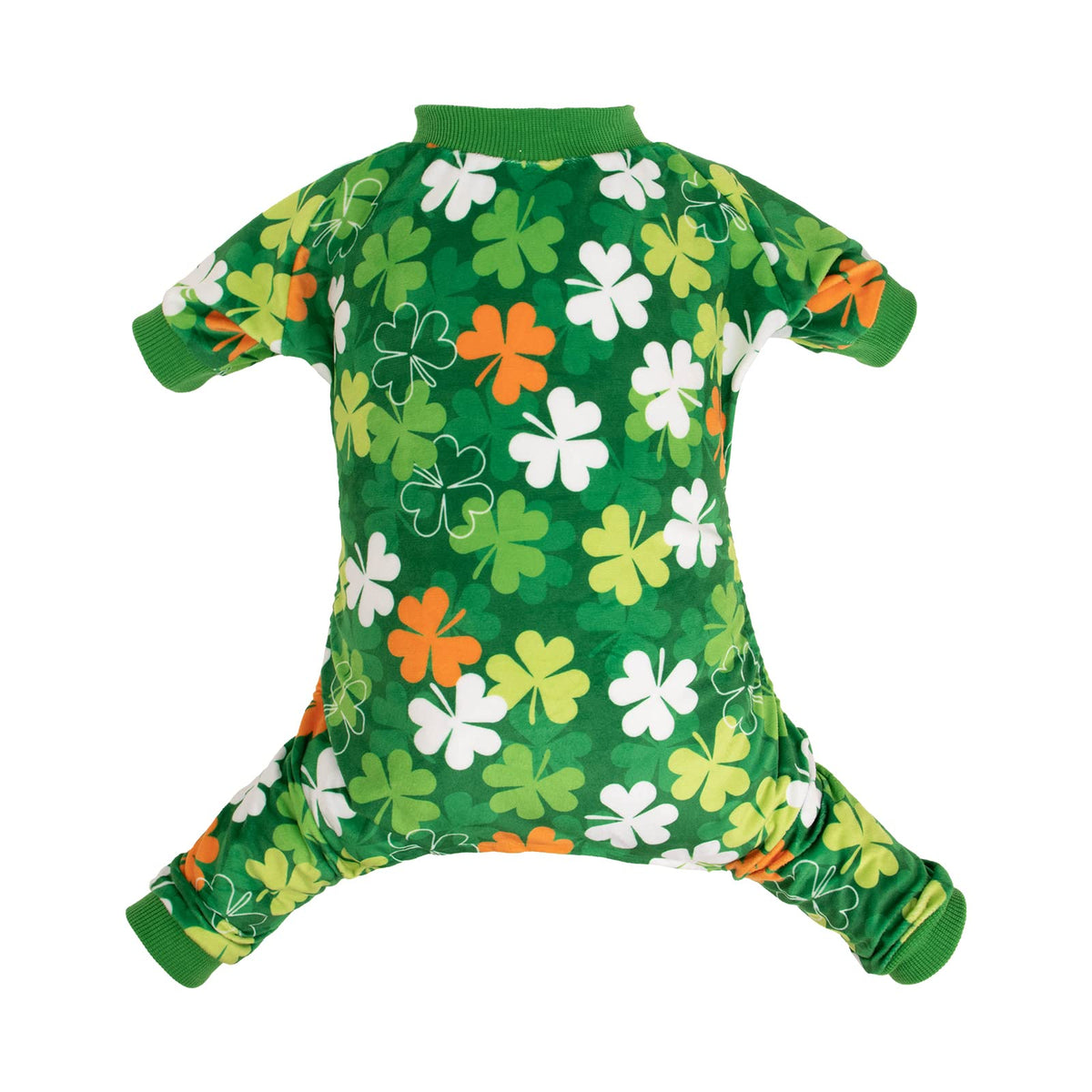 Pyjama CuteBone pour chien petit sur le thème Saint-Patrick, chaleur assurée.