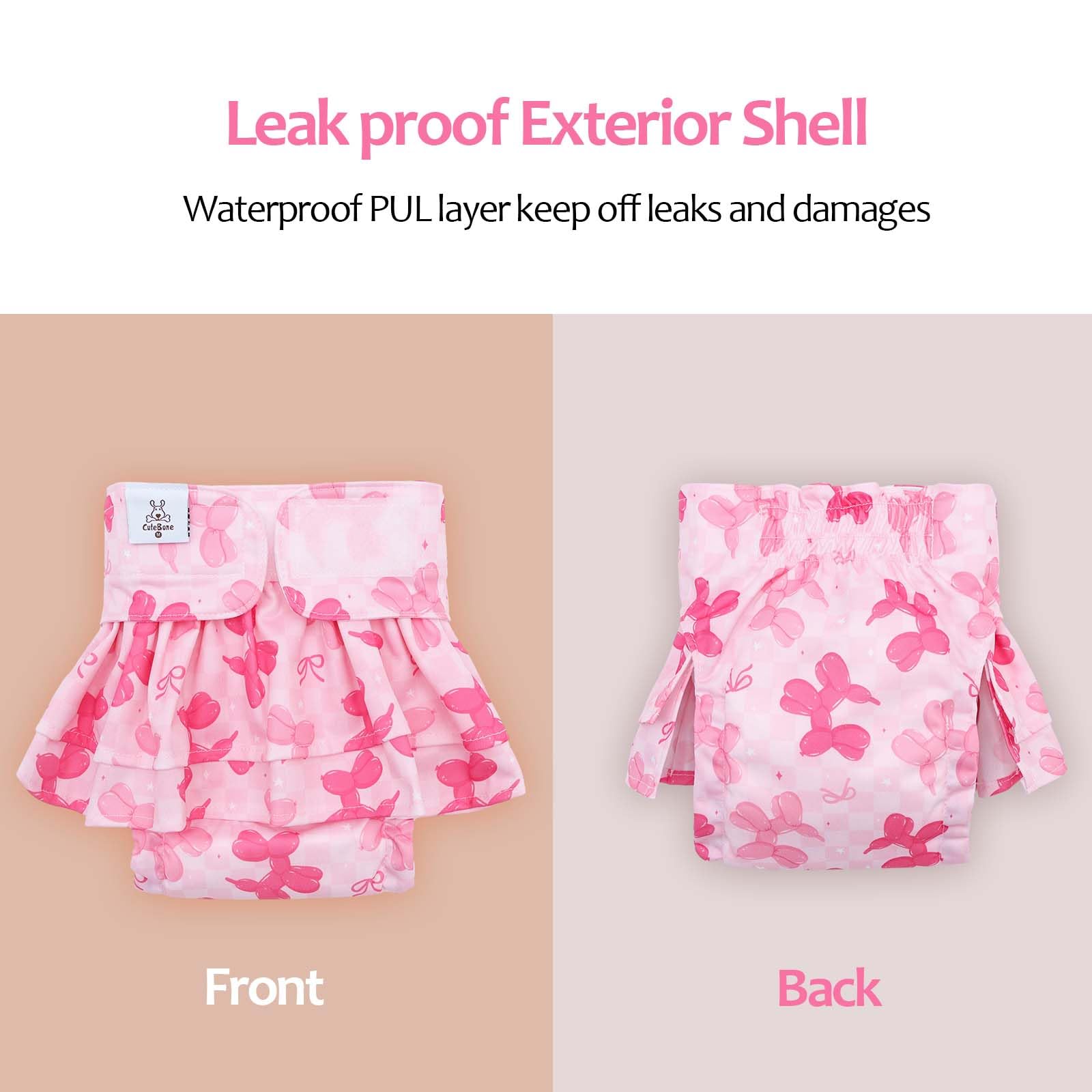 CuteBone extérieur imperméable protège les surfaces lors des sorties.