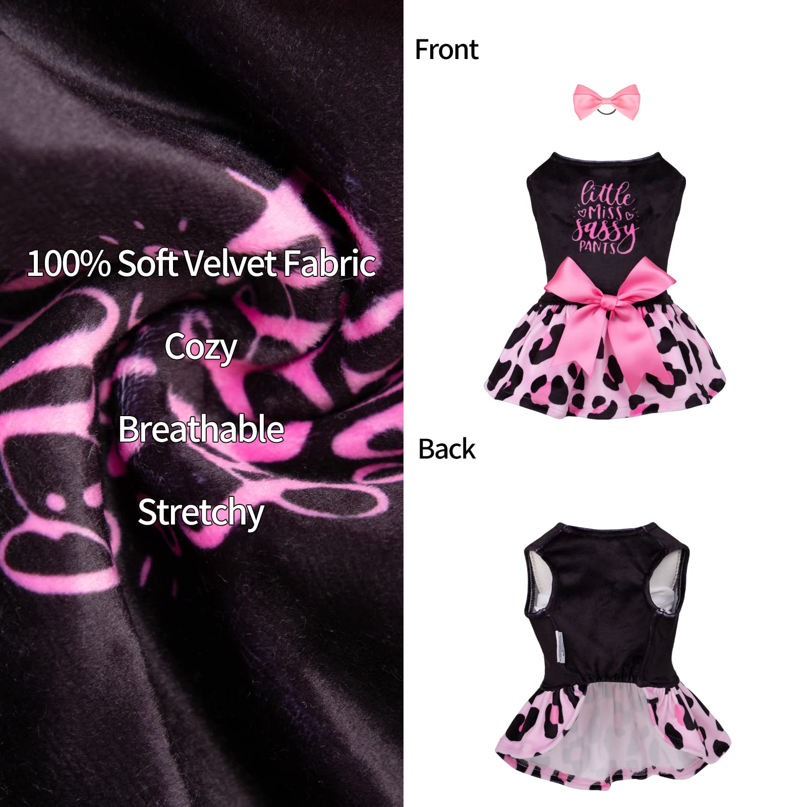 CuteBone robe velours pull-over design, facile à enfiler pour sorties et fêtes.