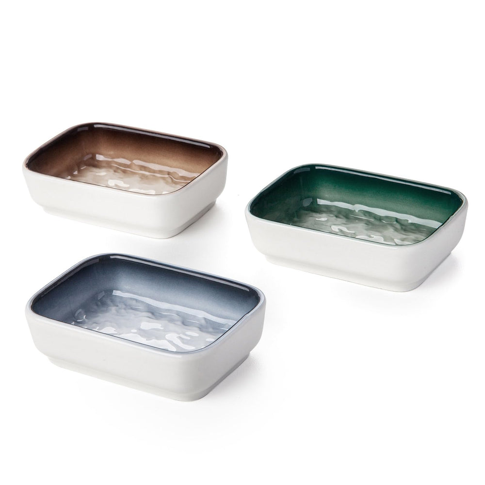 Bol Cutomo en céramique bleu pour petits animaux, hygiénique et durable.