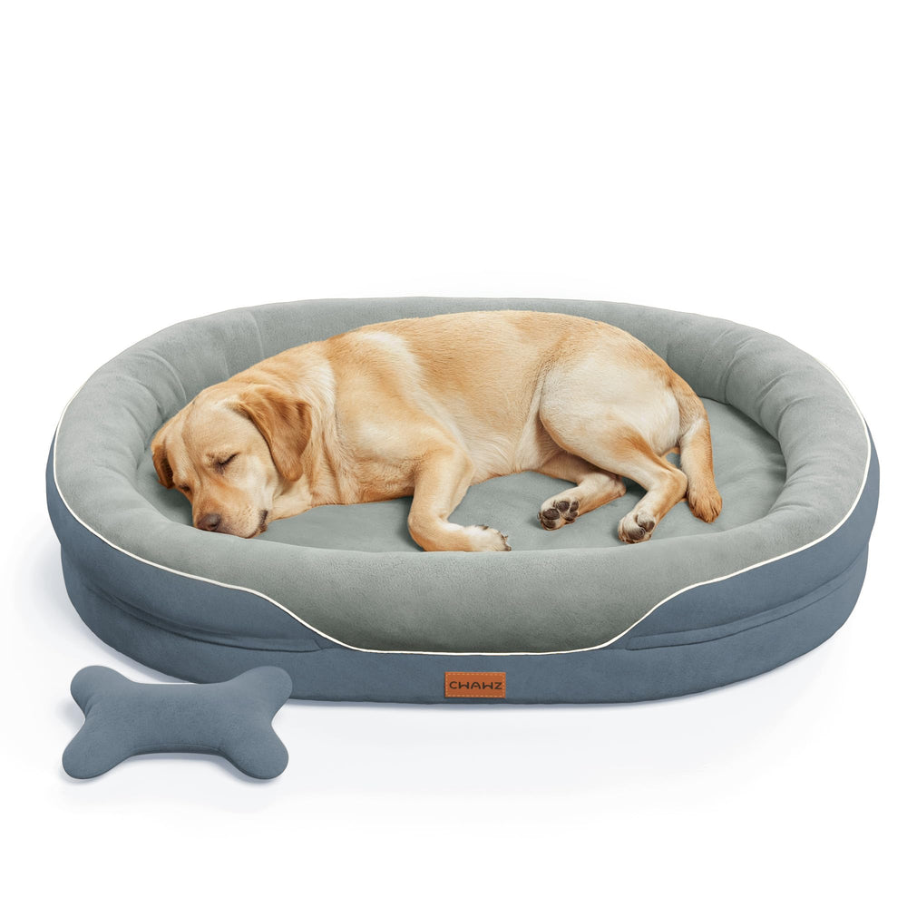 CWAWZ Jumbo lit orthopedique chien ensemble: confort et soutien généreux