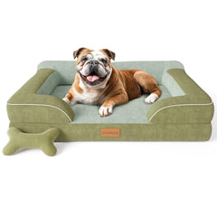 CWAWZ lit-chien orthopédique 36 pouces, soutien durable pour grands chiens.