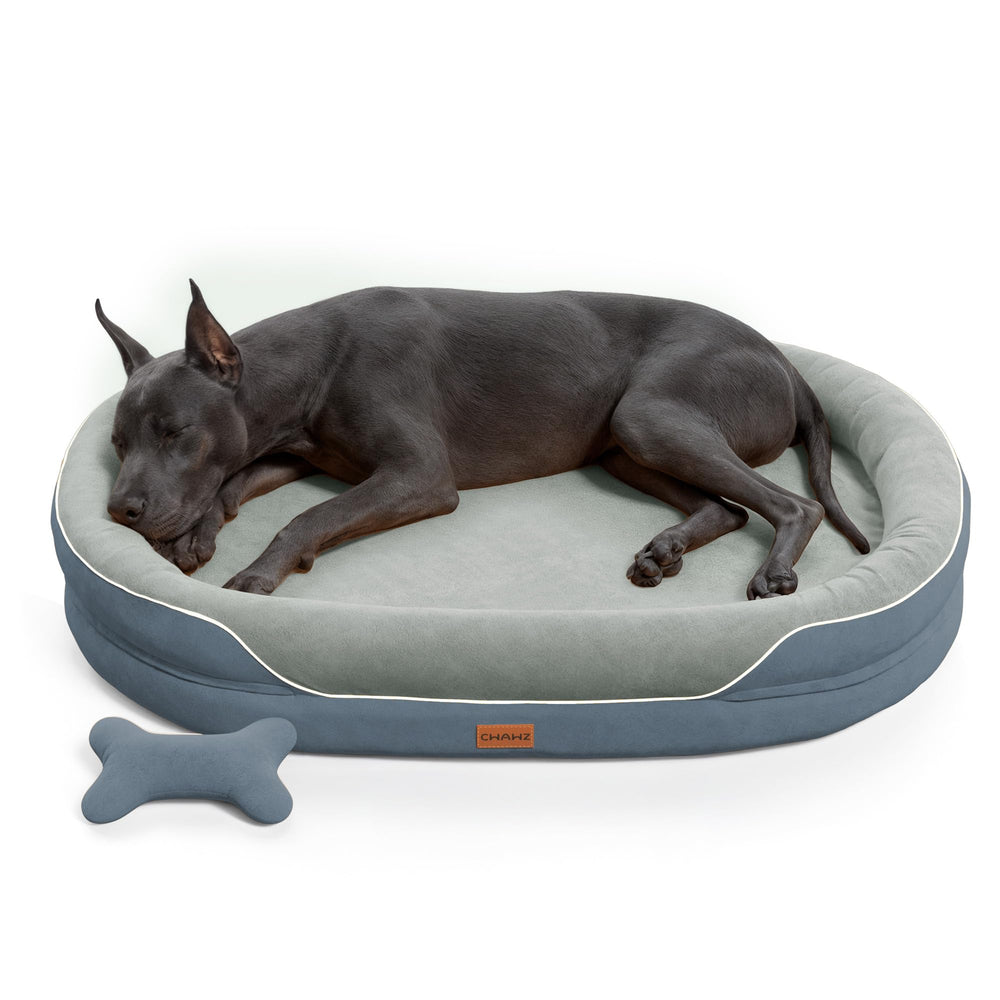 Lit CWAWZ XXL pour chien 53 pouces avec soutien orthopédique et ventilation.