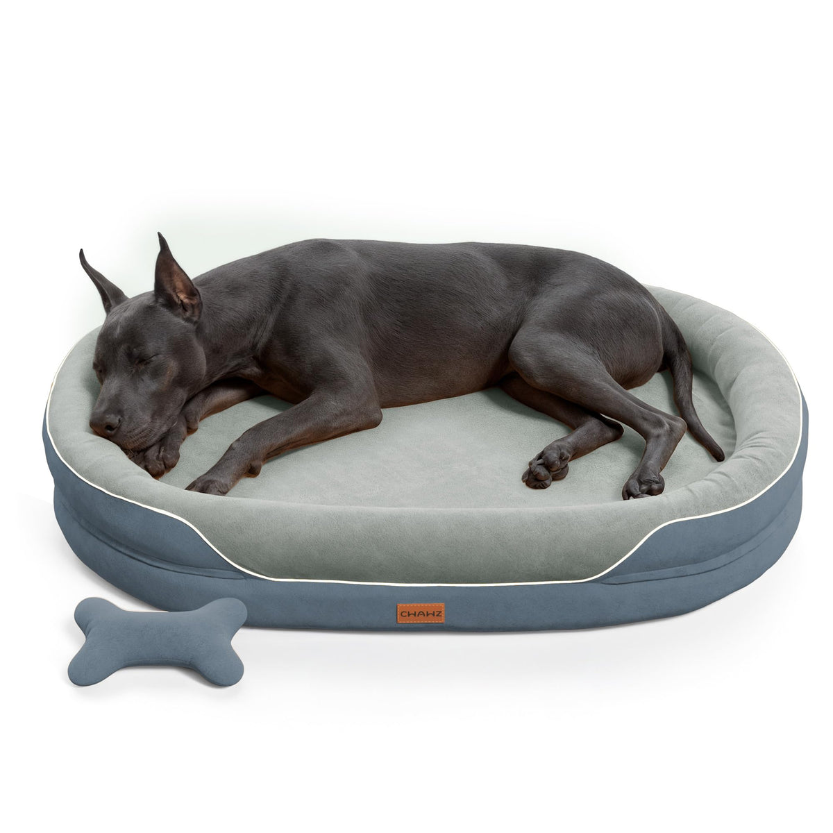 Lit CWAWZ XXL pour chien 53 pouces avec soutien orthopédique et ventilation.