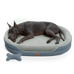 Lit CWAWZ XXL pour chien 53 pouces avec soutien orthopédique et ventilation.