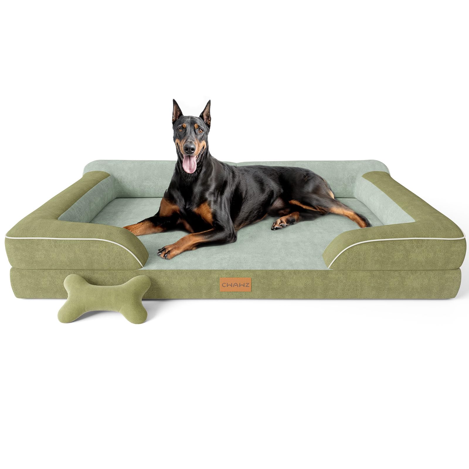 CWAWZ lit-chien XXL offre un soutien orthopédique pour grands chiens et repos profond.