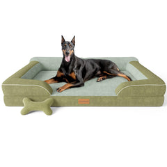 CWAWZ lit-chien XXL offre un soutien orthopédique pour grands chiens et repos profond.