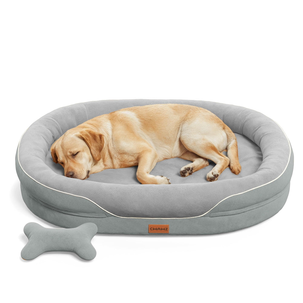 CWAWZ Jumbo lit orthopédique de 45 pouces avec bourrelets entourants, soutien enveloppant.