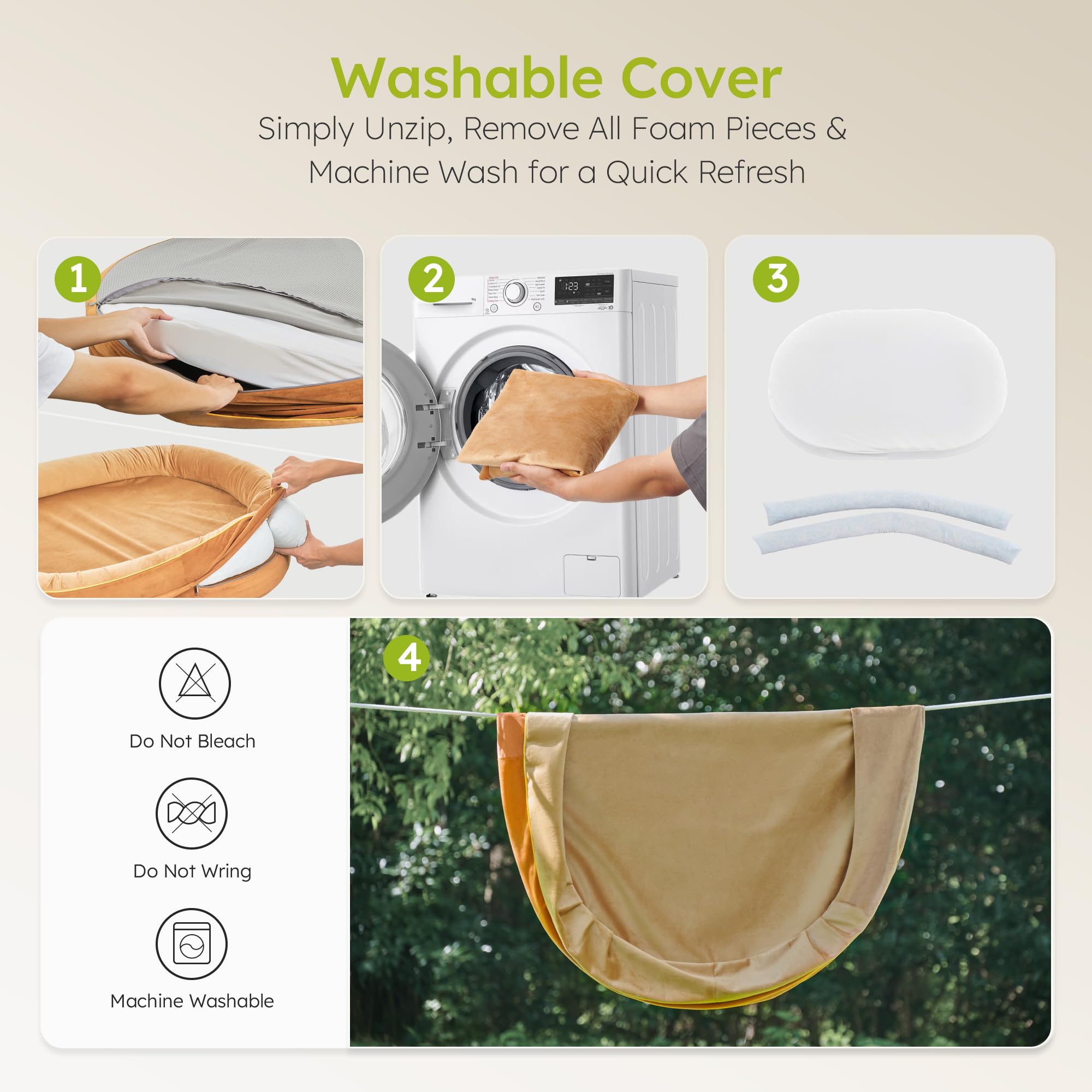 Housse déhoussable et lavable; entretien facile et pratique