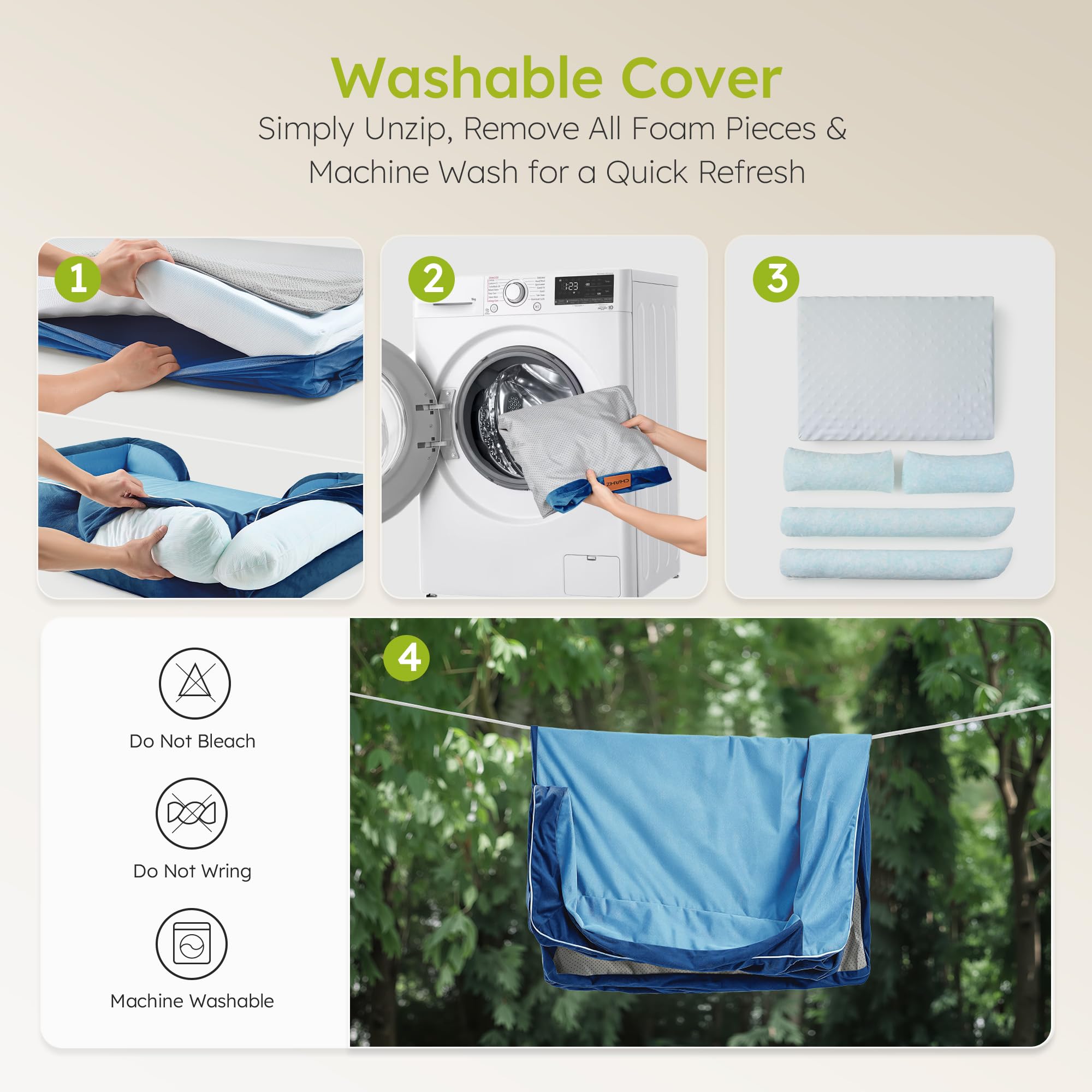 CWAWZ couleur bleu marine apporte un look élégant au salon