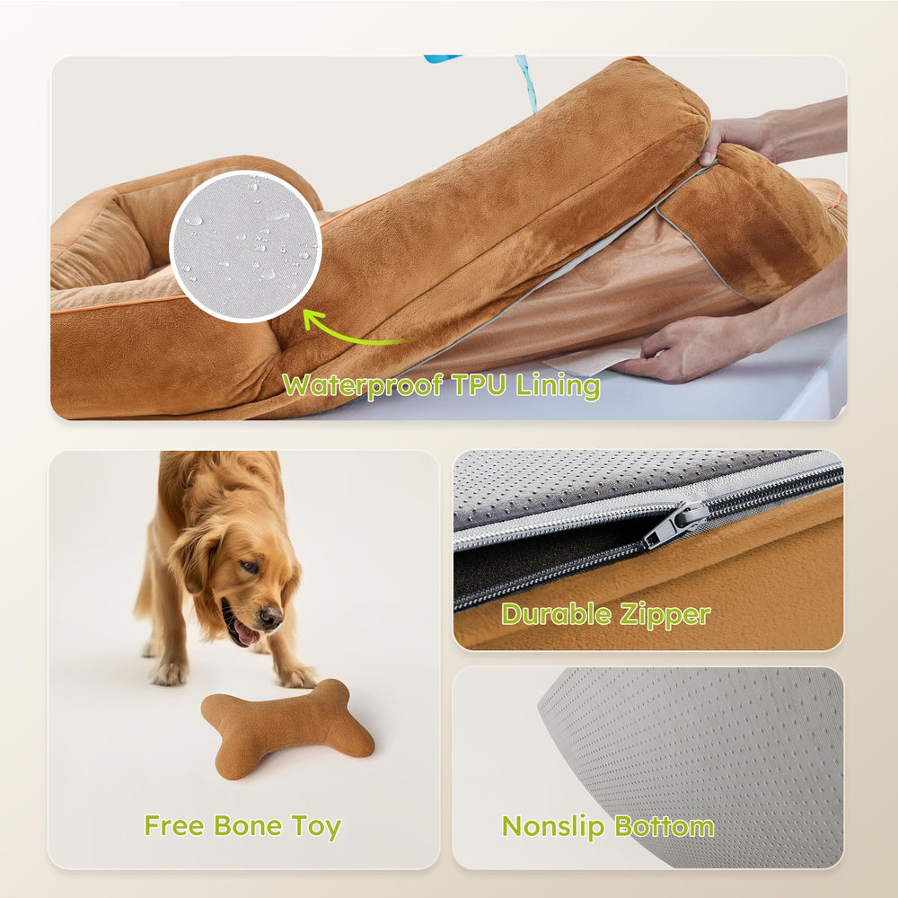 CWAWZ XXL lit-chien-jouet-os-inclus: divertissement et enrichissement pour chien.