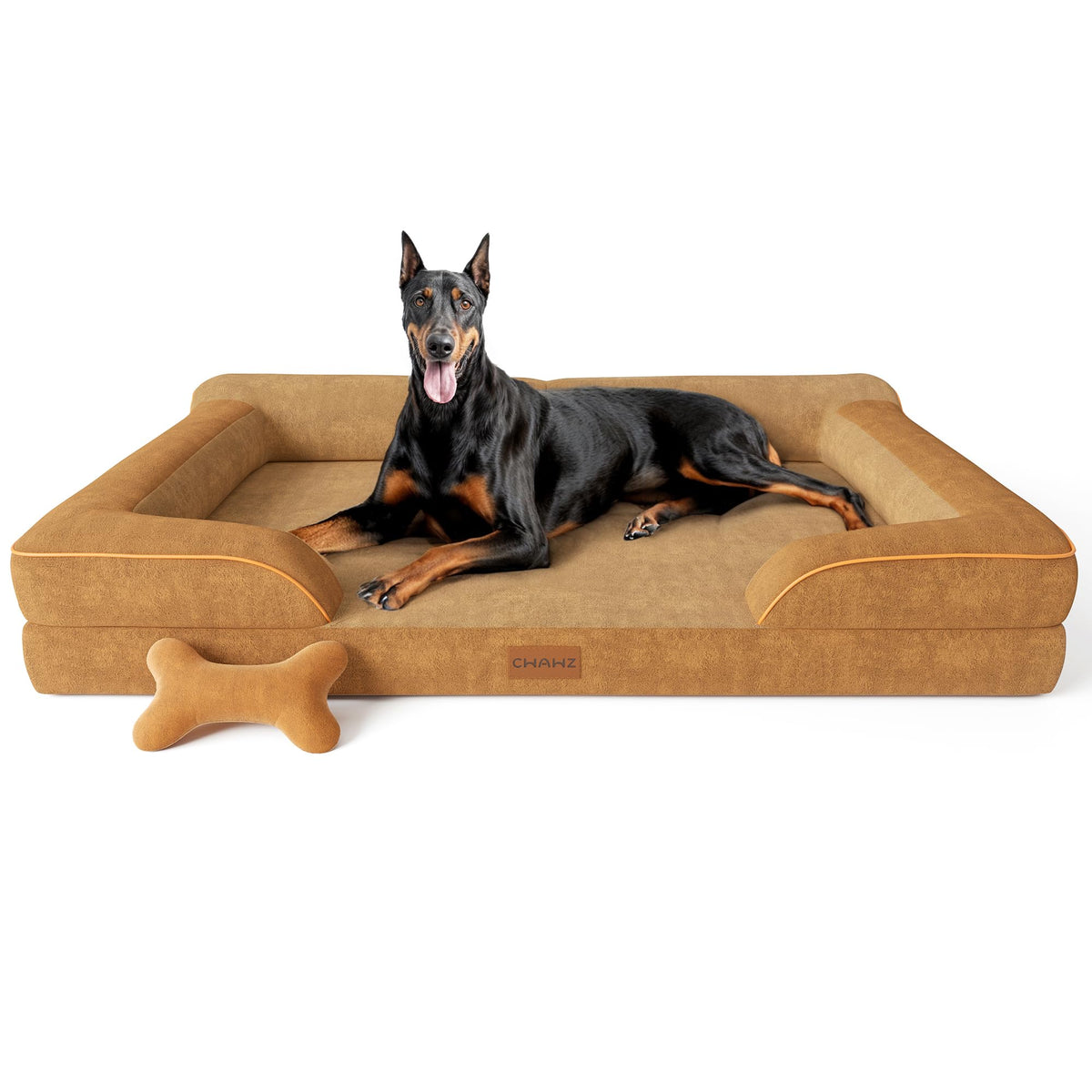 CWAWZ XXL lit-chien-orthopedique-ensemble: soutien articulaire et repos confortable.