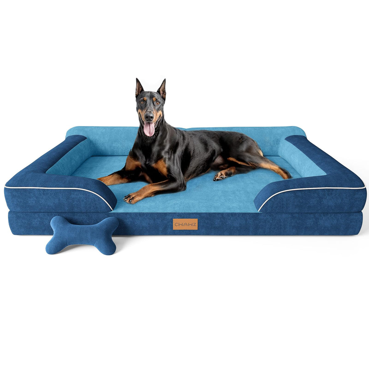 CWAWZ XXL lit chien orthopedique en mousse offrant soutien articulaire pendant le repos