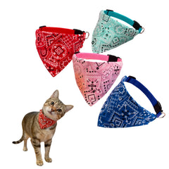 CWYZA bandana chat-chien motif-01, léger et confortable pour l'usage quotidien.