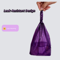 CWYZA sacs déjections épais etanches violet pour usage quotidien.