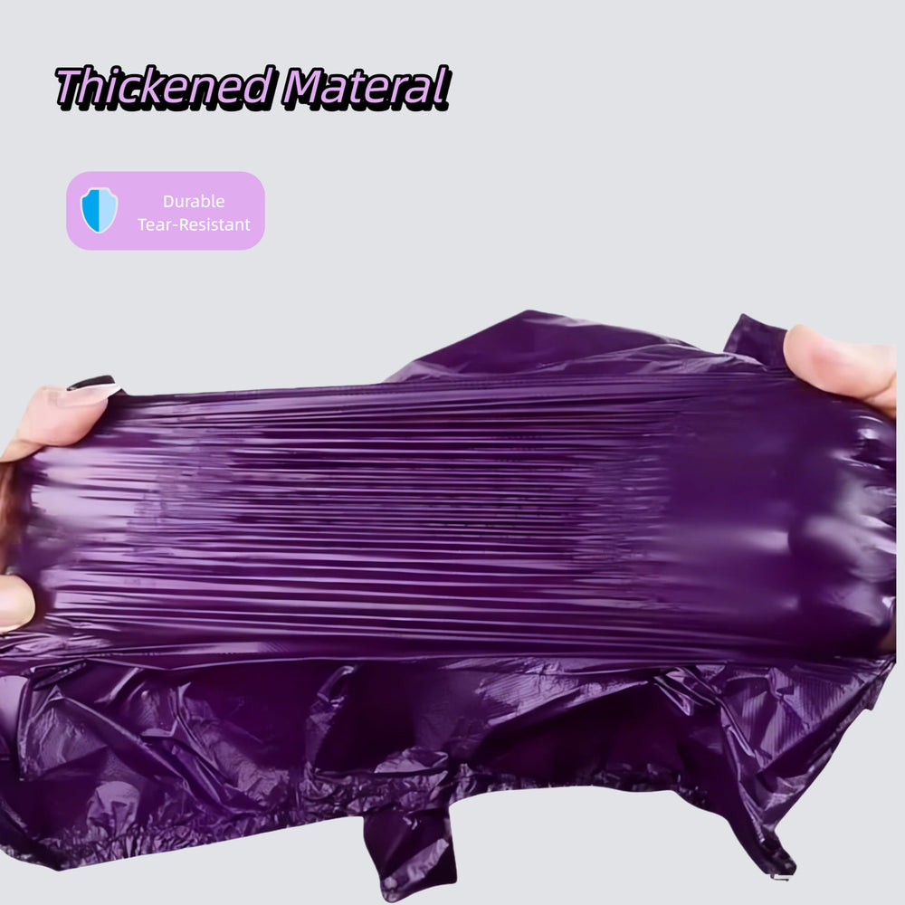 CWYZA sacs-poubelle violet opaques et anti-odeur pour déchets discrets.