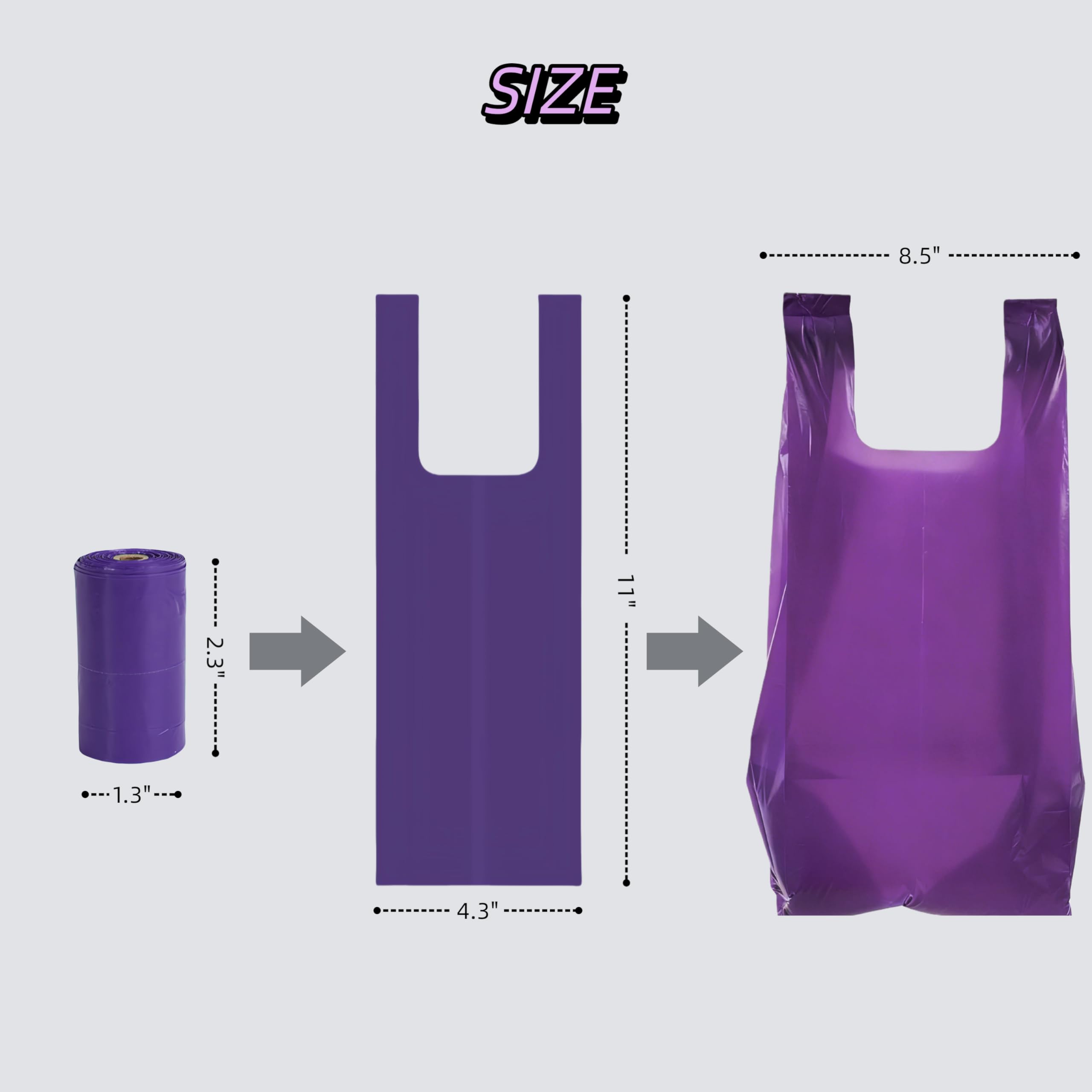 CWYZA sacs idéaux pour déchets domestiques mineurs, discrétion assurée.