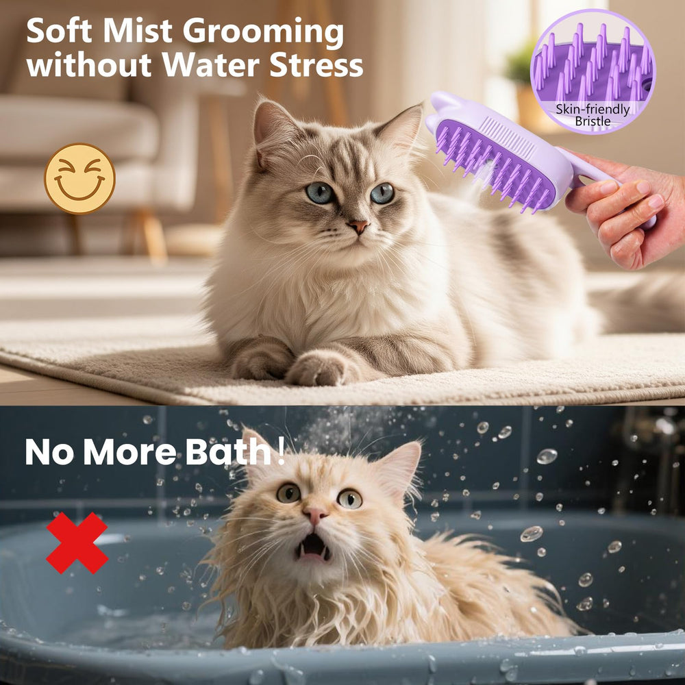 CXCHKK Brosse Vapeur Chat Anti-noeuds, démêle sans tirer.
