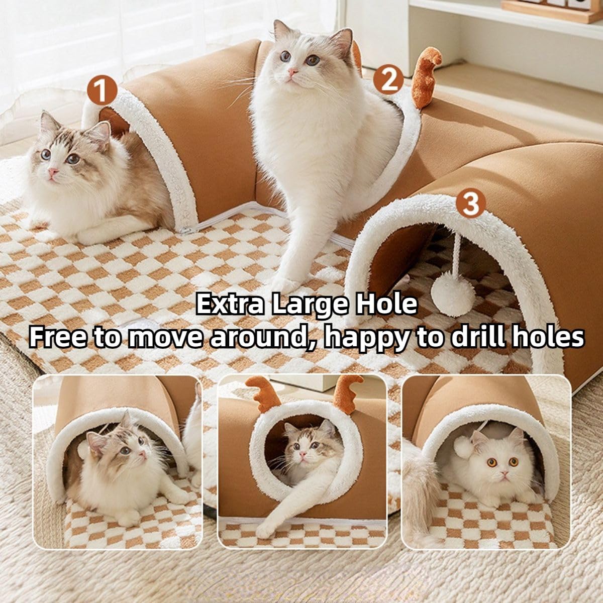 CXYYXF nid-chat-plaid-chaud-gris: tissu pelucheux et chaleur.