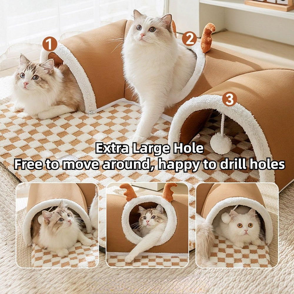 CXYYXF nid-chat-plaid-chaud-gris: tissu pelucheux et chaleur.
