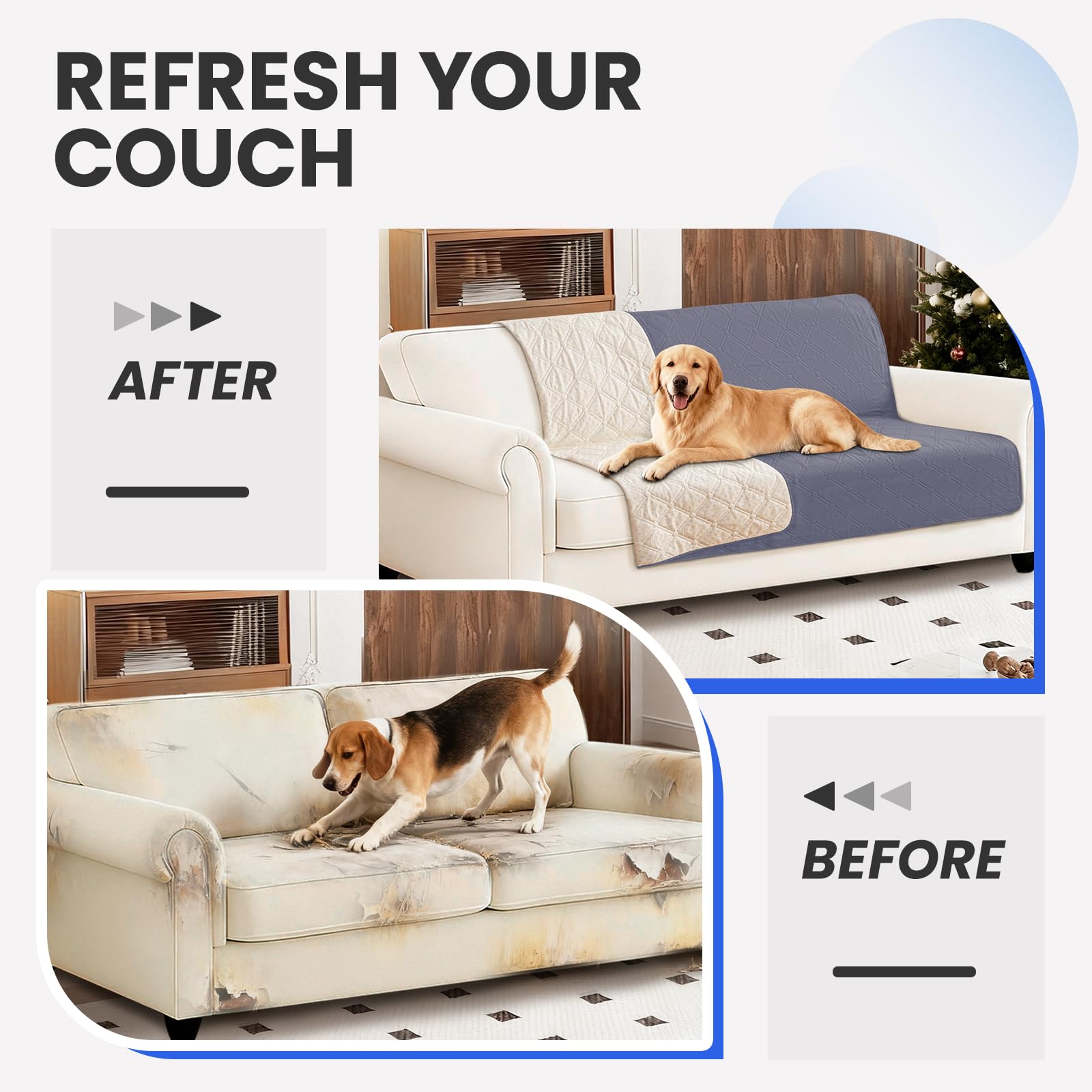 CYCMACO grand format 82x102 pouces convient aux grands chiens et chats.