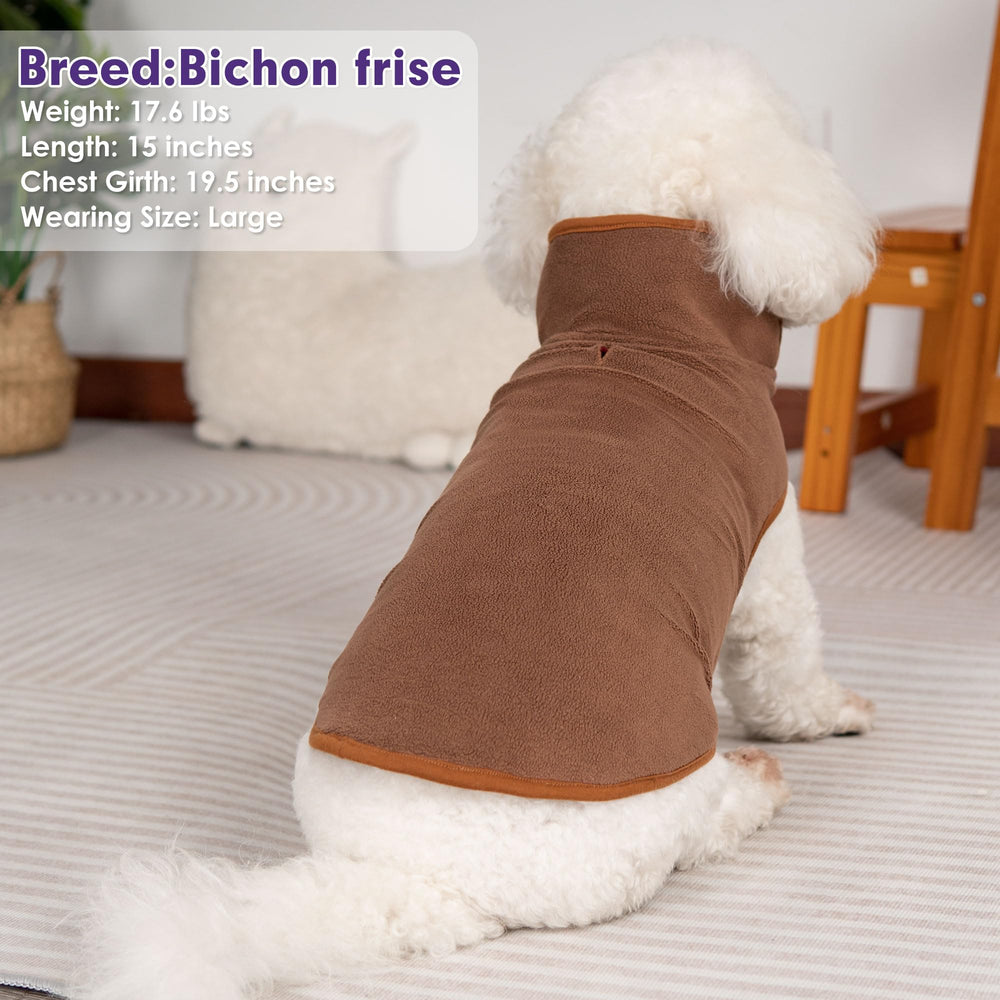 Couleur bordeaux et taille XL du manteau cyeollo, idéal pour grands chiens