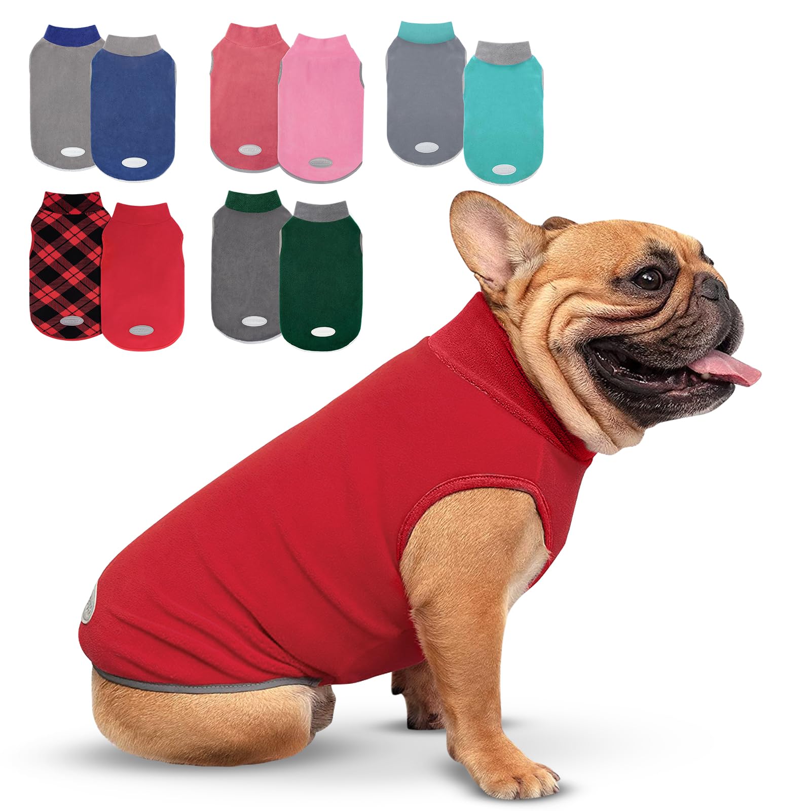 Pull cyeollo rouge XXL pour chien, chaleur et liberté de mouvement