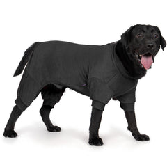 Pyjama chien Cyeollo gris foncé 2XL, chaleur agréable pour la nuit