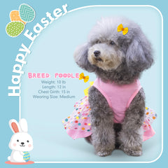 Robe chienne pull-over facile à enfiler, design pratique.