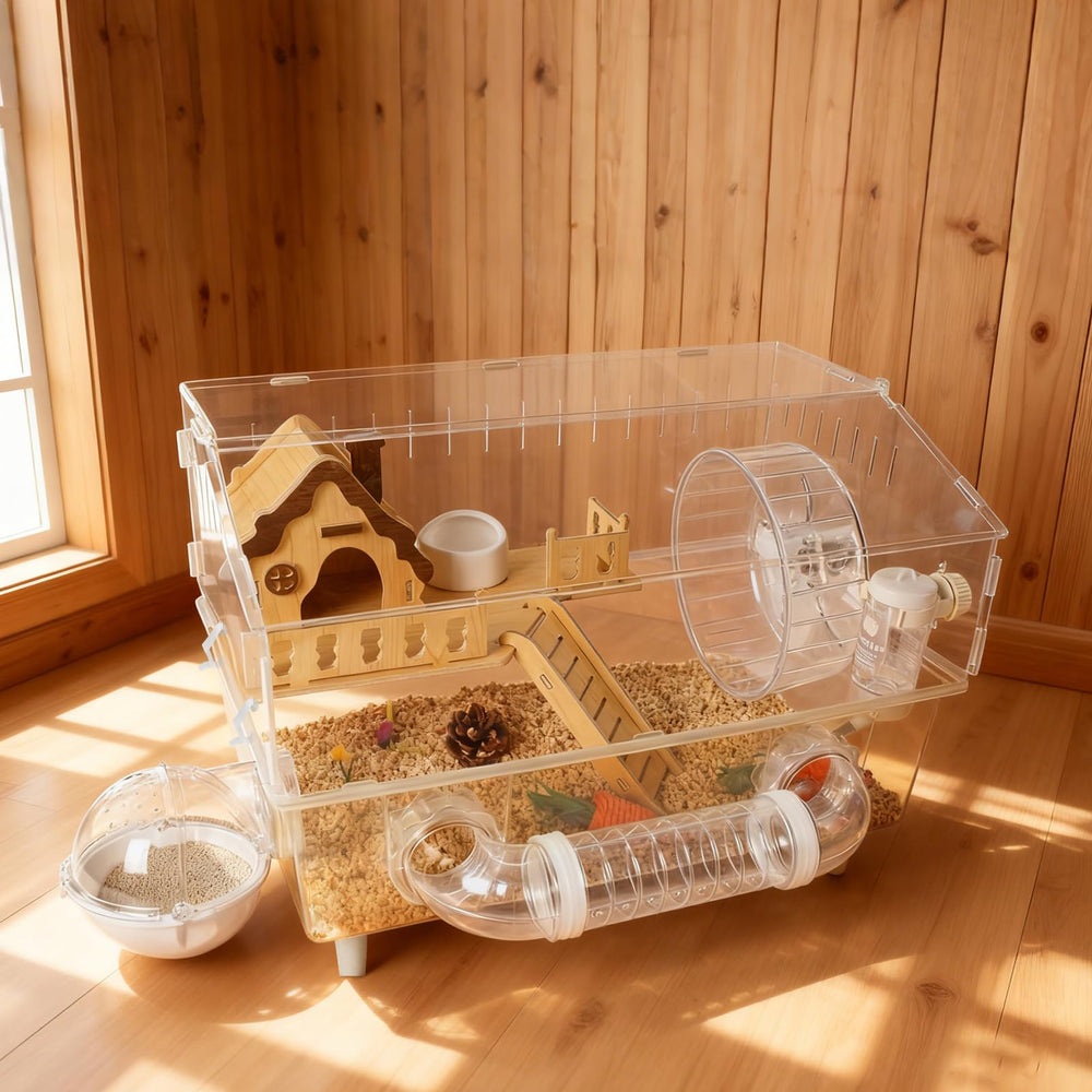 Cyirexylcc cage hamster système d'entretien – facilité de maintenance.