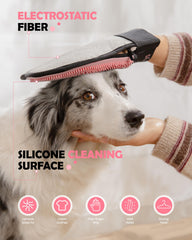 Surface electrostatique Cykurys soulève les poils sur textiles sans produits