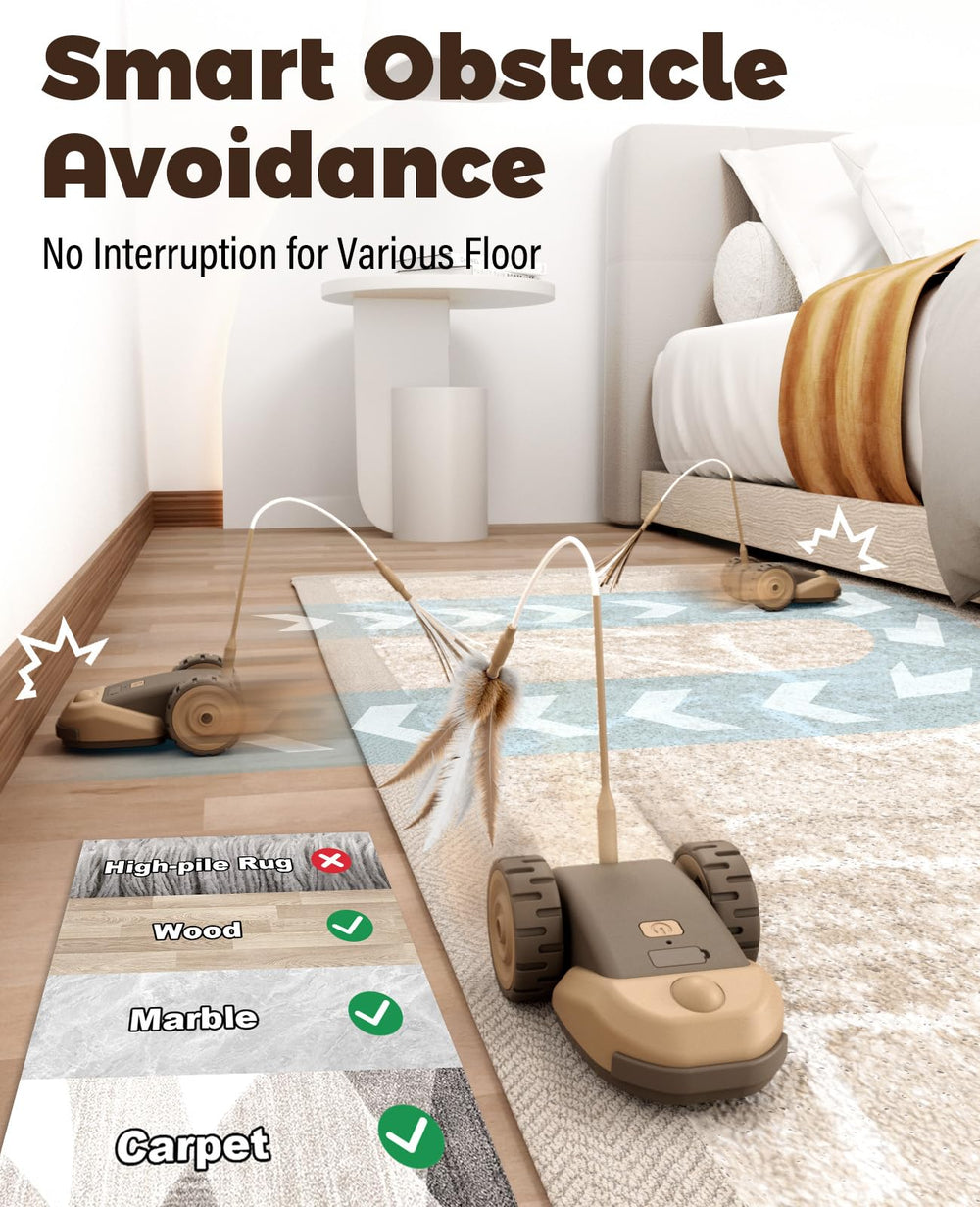 CYROS Capteur anti-obstacles pour jouer sur différents sols sans interruption.