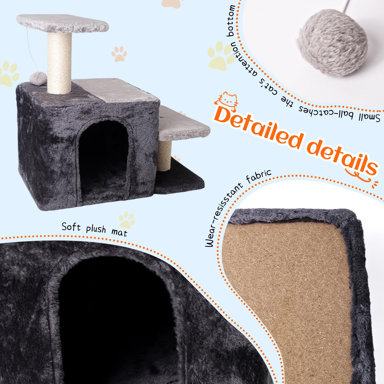 Czoynife-nid-cave-chat nid douillet pour repos et cocon.