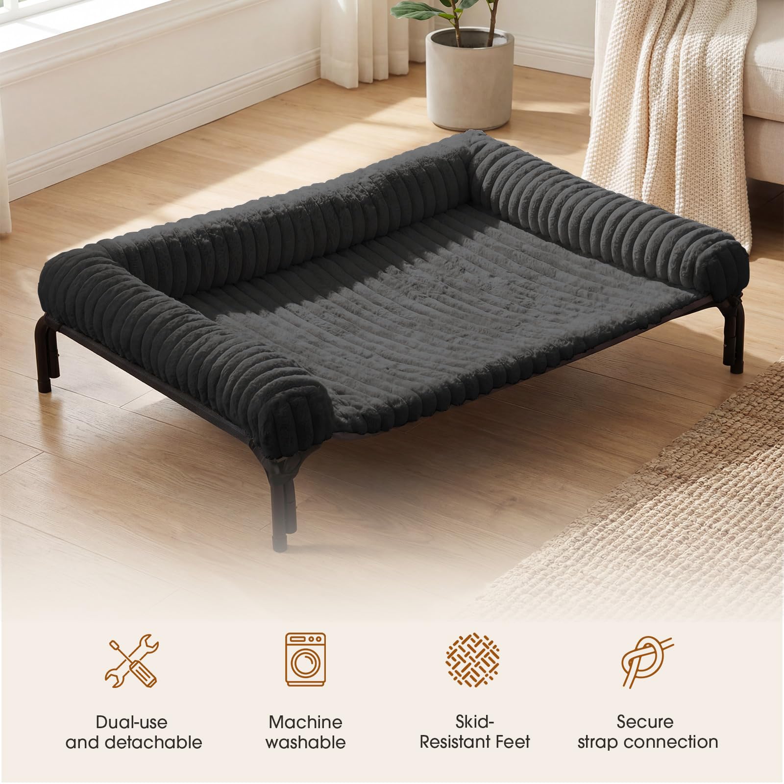 Czpalo housse amovible lavable pour un couchage propre.