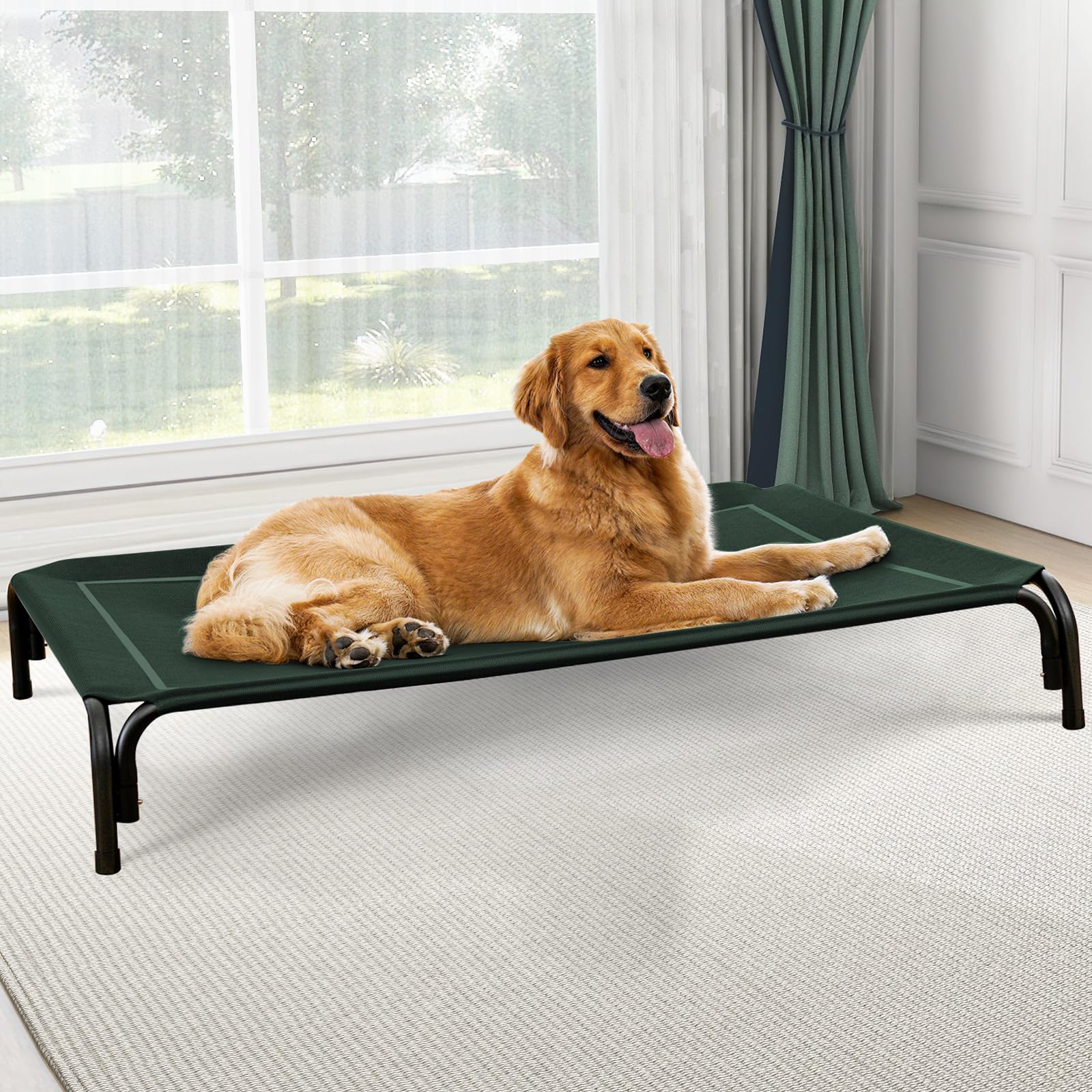 Czpalo lit chien eleve exterieur: repos frais en plein air pour votre chien.